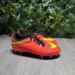 Nike Hypervenom Phelon FG Youth 1 Neon Pink/Yellow Soccer Cleats 599062-690